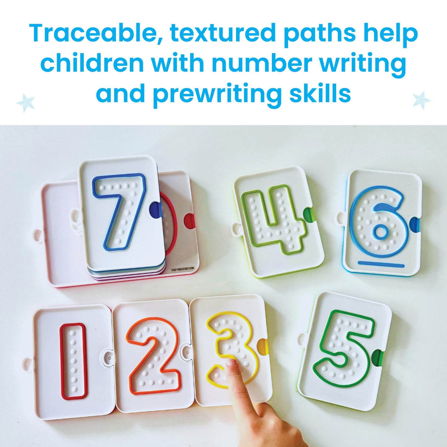 Learning Resources Sensory Number Trays, Educational Toys for 3+ Year Olds, Finger Tracing Board to Learn Maths, Number Tracing, Count from 1-10, Classroom Resources