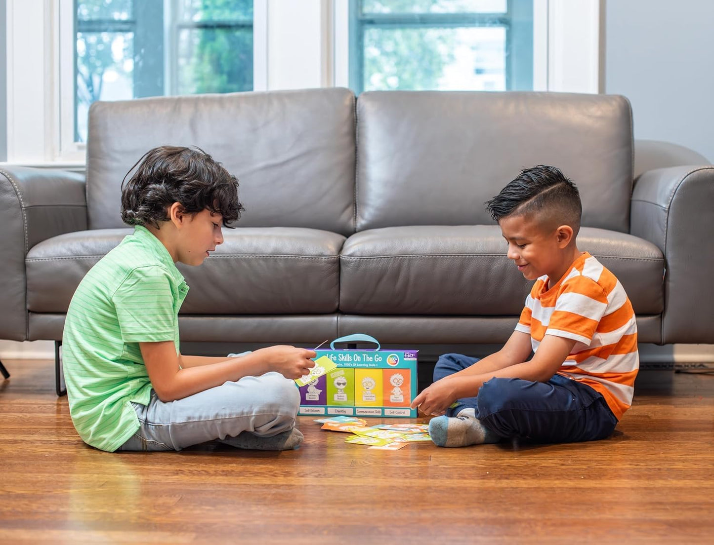 Colourful Life Skills On The Go, Learn About Life Skills, Educational Flashards for Life Skills, Travelling Games for Kids, Ages 4+