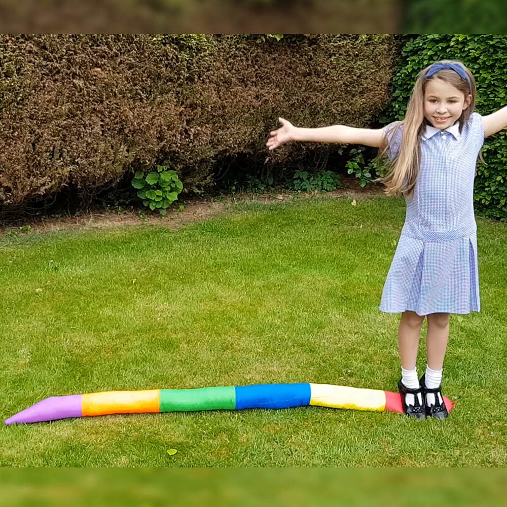 Eduk8 Children's Balancing Snake - Kids Toddler Wobble Rocker Swing Natural Core Child Balance Improver | Gymnastic Dancing Training