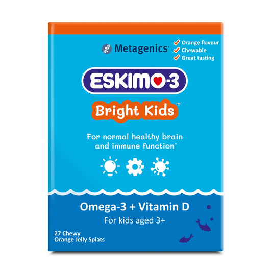 Eskimo-3 Bright Kids Fish Oil by Metagenics - Jelly Splats, 27 Servings