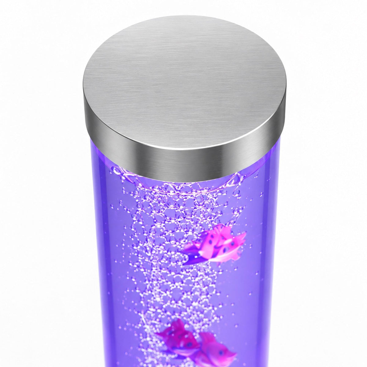 Oypla 120cm Colour Changing LED Water Bubble Fish Novelty Lamp