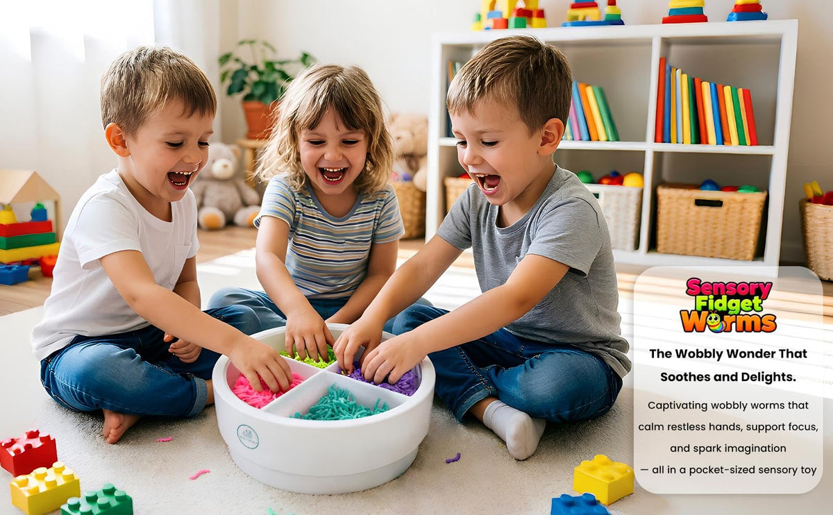 Sensory Junction Sensory Fidget Worms - Sensory Play - Stress Anxiety Toy