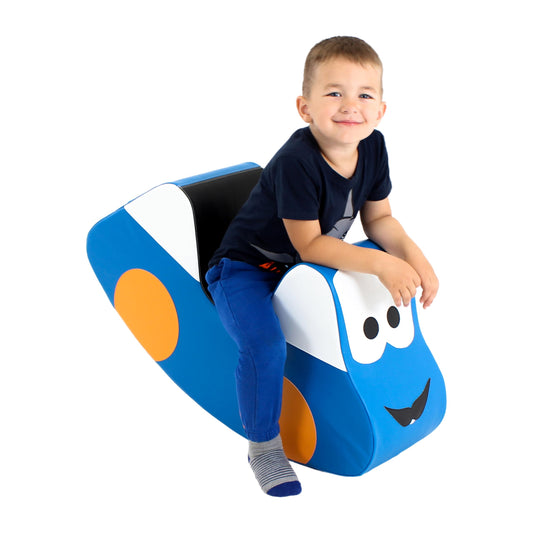 IGLU Ride on Rocking Toy Car Soft Play Shape - Blue