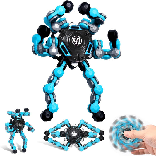 NEW Transformable Sensory Fidget Spinner Toy, Funny DIY Spin Top Hand Finger Spinner Creative