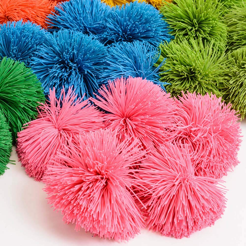 Eduk8 Childrens Fuzzee Ball - Indoor & Outdoor Catch and Throw | Developing Hand-Eye Coordination | x 1 Fuzzee Ball (30 Pack)