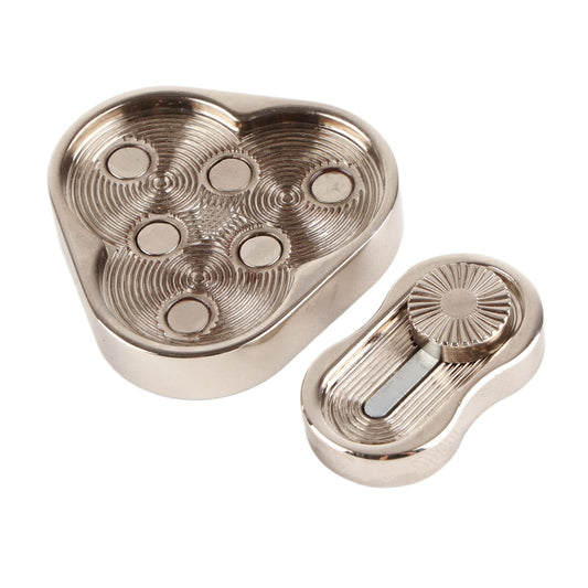 Metal ADHD Push Slider with Stress Relief for Autism Anxiety, Portable Spiral Rotation Fidget