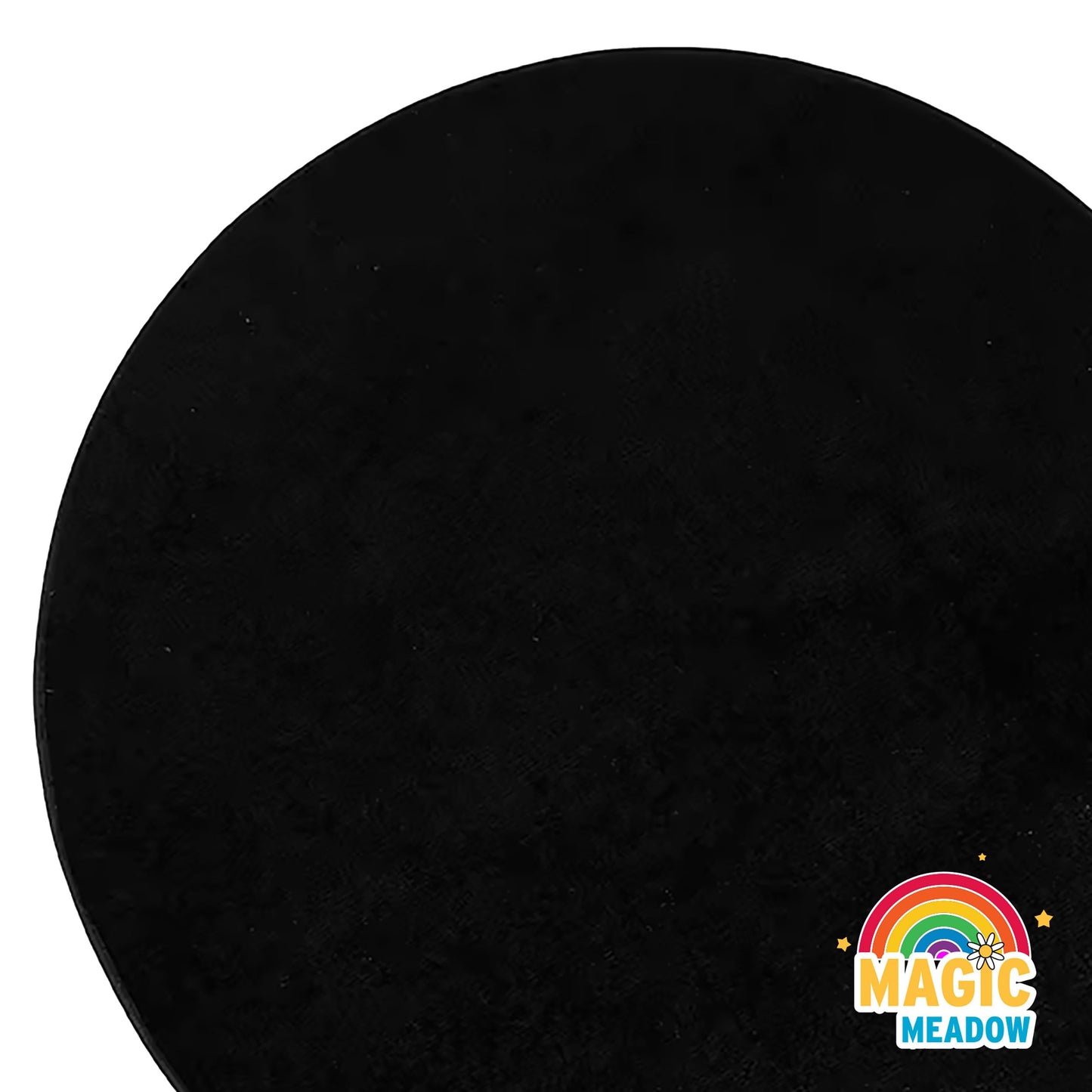 MagicMeadow Round Sensory Light Mat | Interactive Tactile Sensory Rug with Coloured Lighting for Kids | Educational Special Needs Resource Enriching Play & Exploration | Light Up Mat Autism Therapy