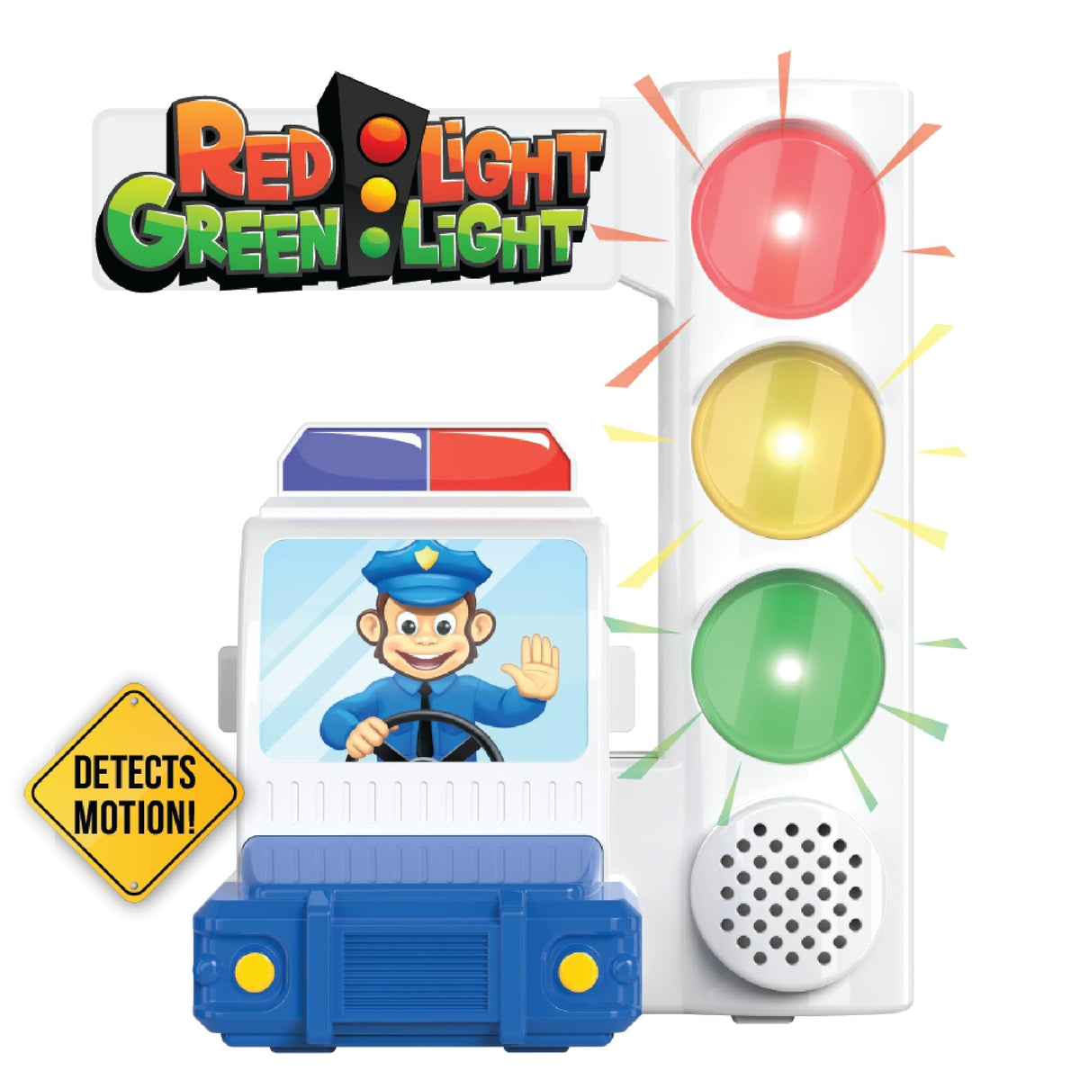 Move2Play, Red Light Green Light Game with Motion Sensing | Family Fun & Birthday Party Games | Gift for Kids, Preschool Ages 3, 4, 5, 6, 7+ Year Olds | Travel, Indoor, Outdoor