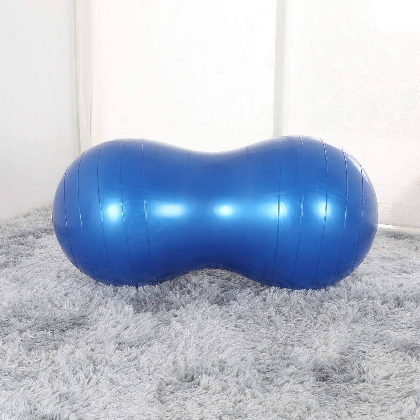 Trintion Peanut Ball Kids Exercise Ball Autism Sensory Toy Equipment for Kids Physical Therapy, Yoga, Pilates, Core Training 90x45cm (No Pump)