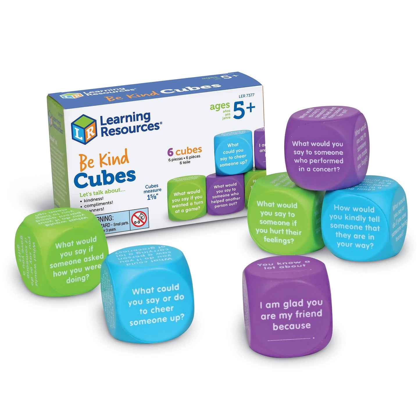 Learning Resources Be Kind Cubes, Autism Learning Materials, Speech Therapy Materials