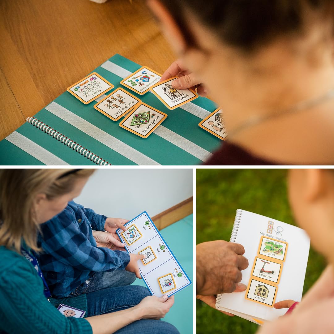 Visual Aids Visual Symbols Pecs Cards to support communication, routine & transition for autism, send, adhd, down's syndrome, learning difficulties. (Activities and Places - Standard)