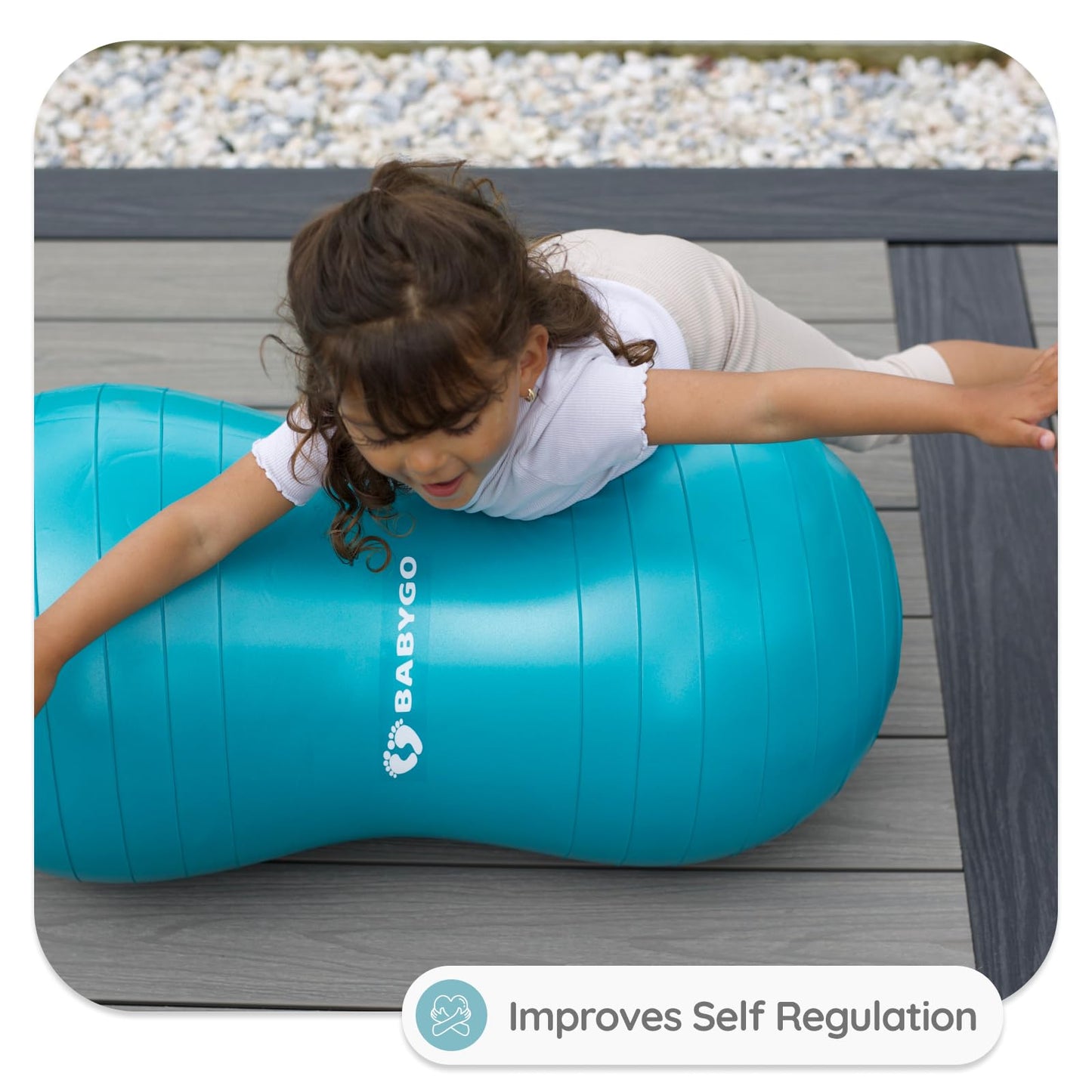 BABYGO® Peanut Ball for Kids Children | Autism Therapy Calming Development Activities