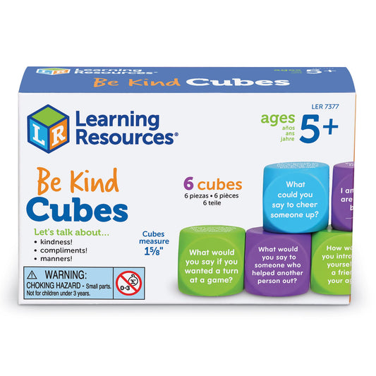 Learning Resources Be Kind Cubes, Autism Learning Materials, Speech Therapy Materials