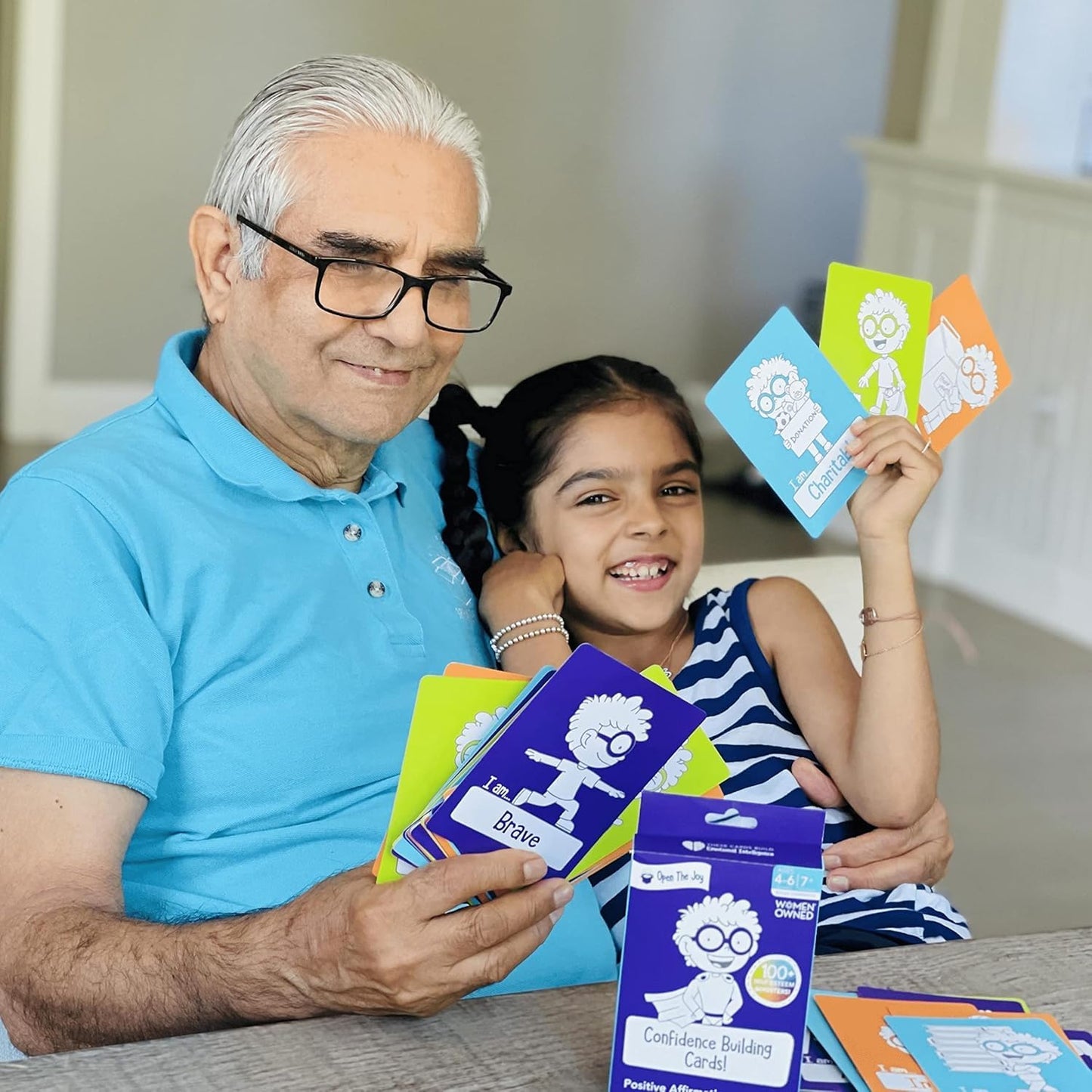 Colourful Confidence Booster Cards, Learn About Confidence, Educational Flashards for Confidence, Learn Your Emotions, Ages 4+