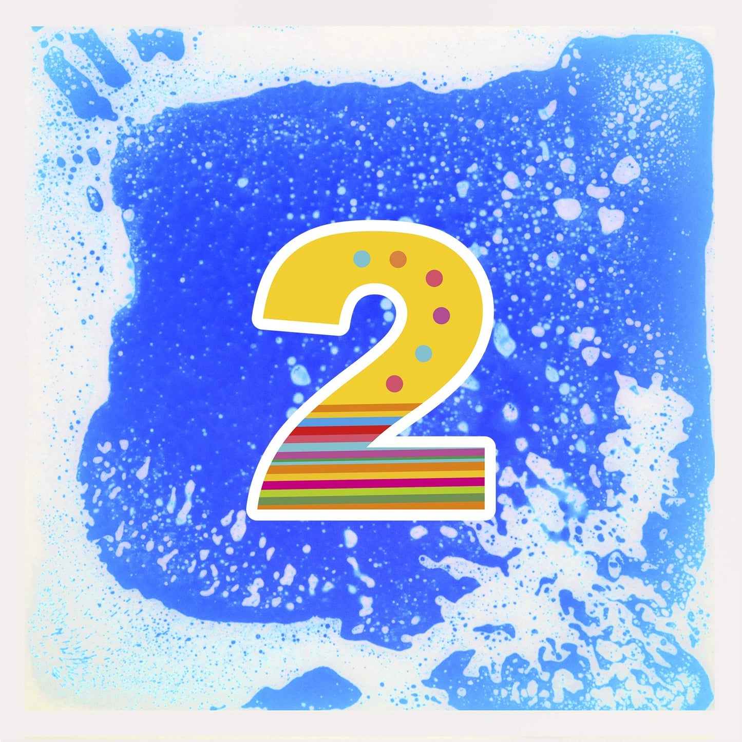 Playlearn Large Liquid Sensory Floor Tiles for Hopscotch and Number Learning (10 Pack)
