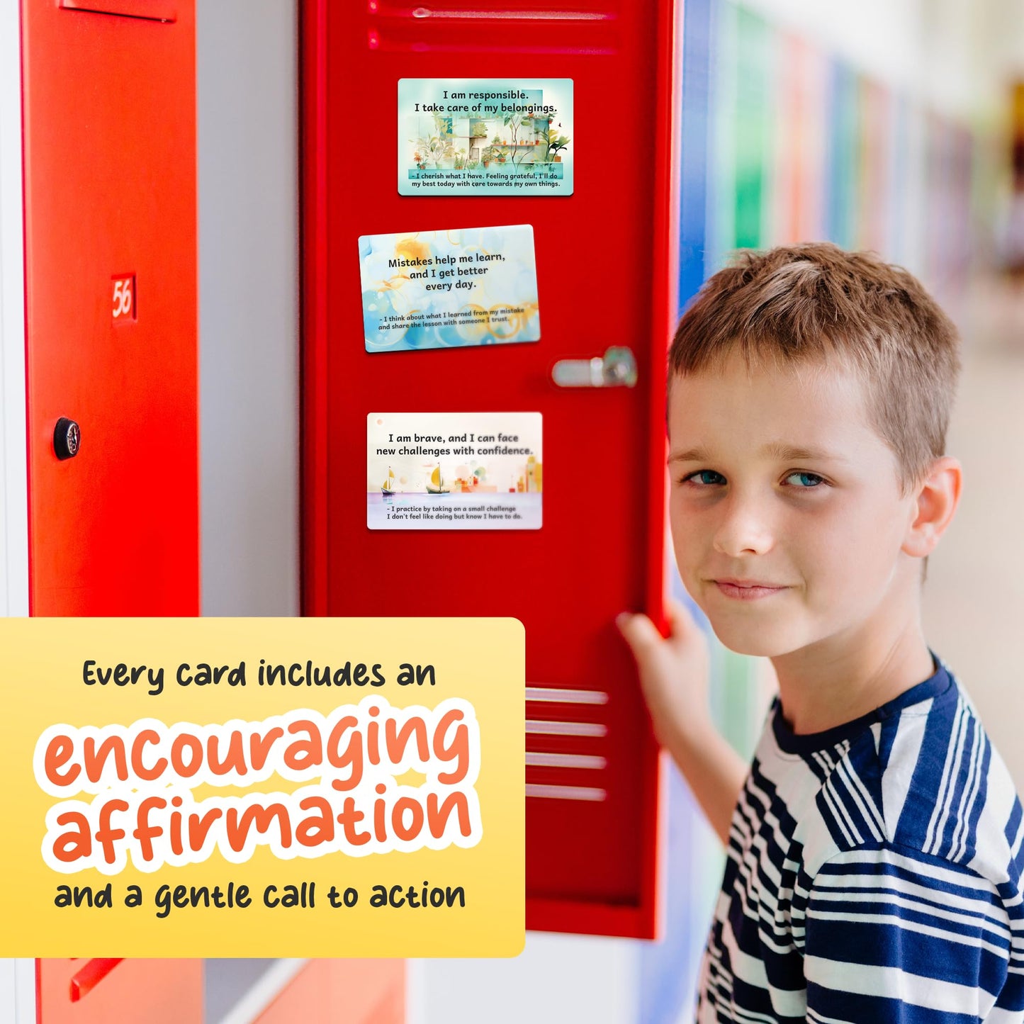 52 Magnetic Positive Affirmation Cards for Kids | Daily Motivation and Inspiration, Words of Empowerment