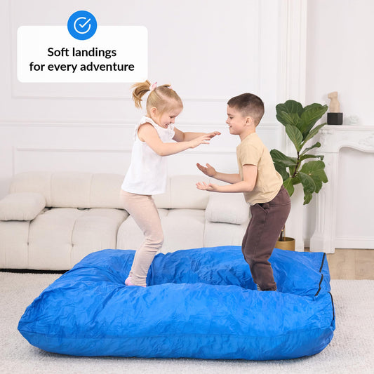 ODOXIA Sensory Crash Pad for Kids | Big 152 x 152 cm | Autism Crash Mat for Children