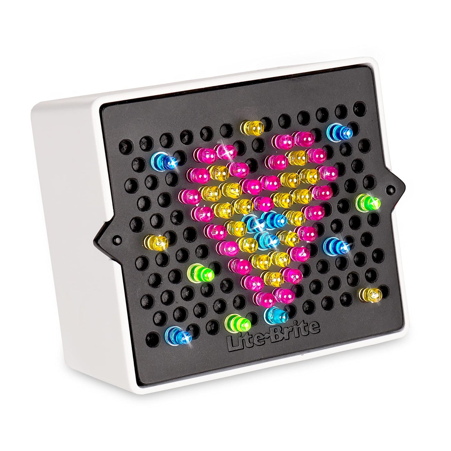 Basic Fun Lite-Brite | Mini | Light Up Drawing Board, LED Board with Colours, Light Up Toys for Creative Play, Glow Art Neon Effect Drawing Board, Light Toys for Kids Ages 4 02216