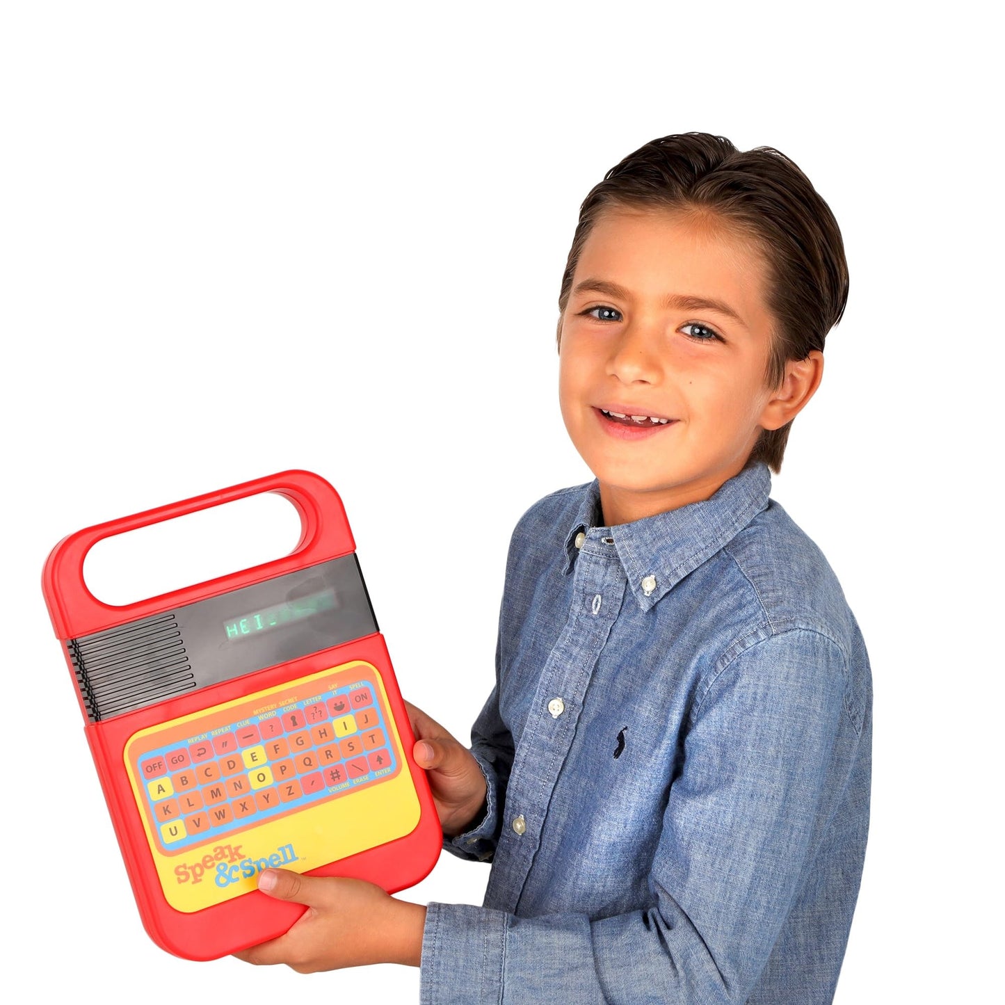 Basic Fun Retro | Speak & Spell Electronic Game | Classic Retro Interactive Toy, Educational Learning System For Boys & Girls Ages 4 09624