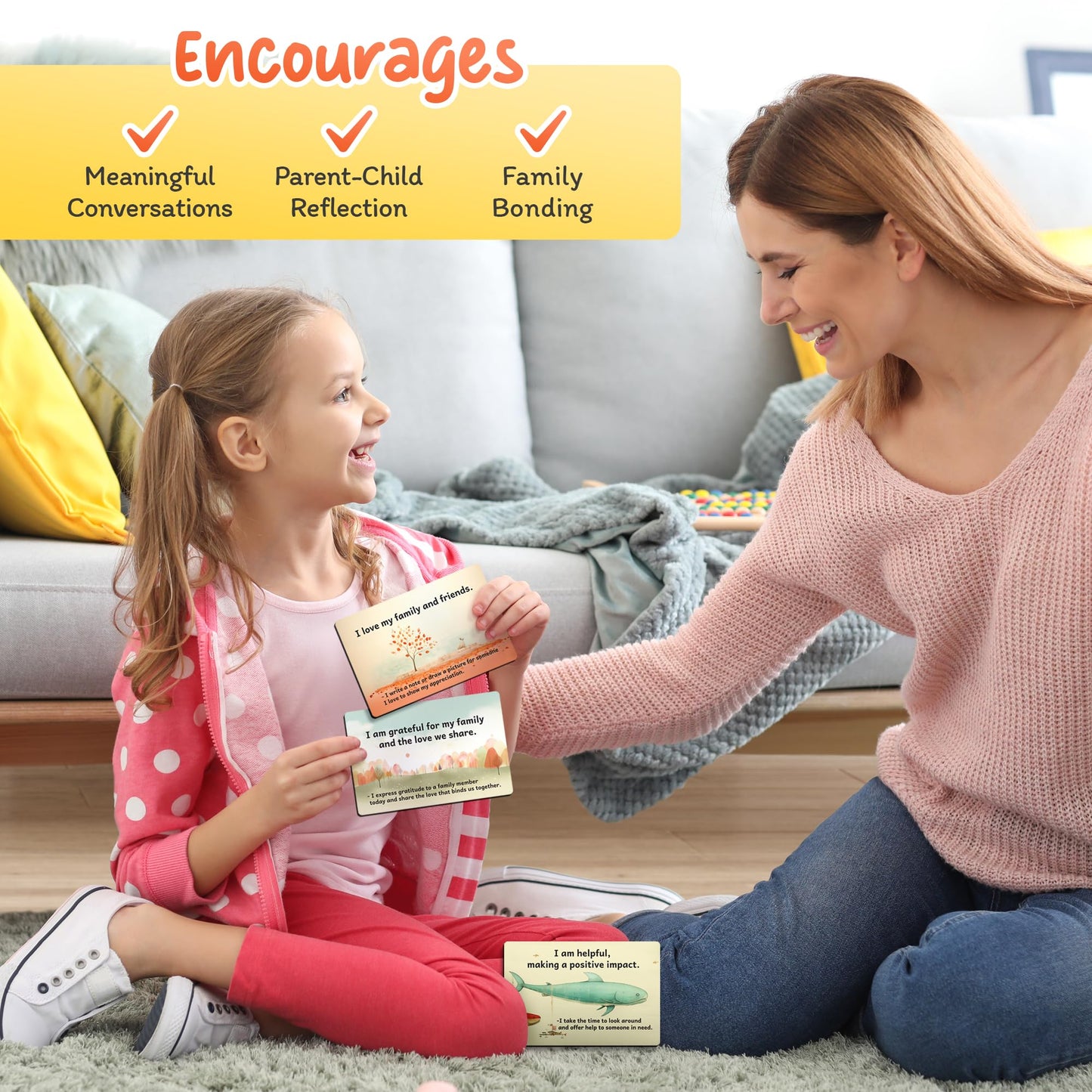 52 Magnetic Positive Affirmation Cards for Kids | Daily Motivation and Inspiration, Words of Empowerment