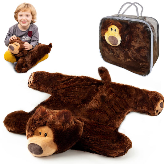 Weighted Teddy for Kids | Calming & Comforting | Weighted Plush | Weighted Stuffed Animal | Weighted Lap Pad | Weighted Anxiety Teddy | for Autism, ADHD, Anxiety, Stress | 2,3 KG