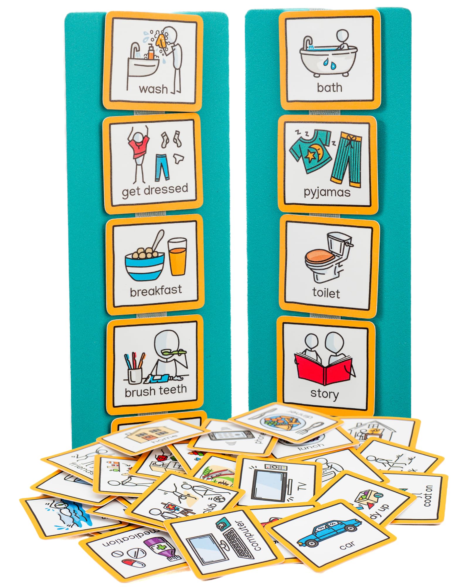 Visual Routine For Send Visual Timetable For Home Visual Schedule Routine Chart for kids with ...