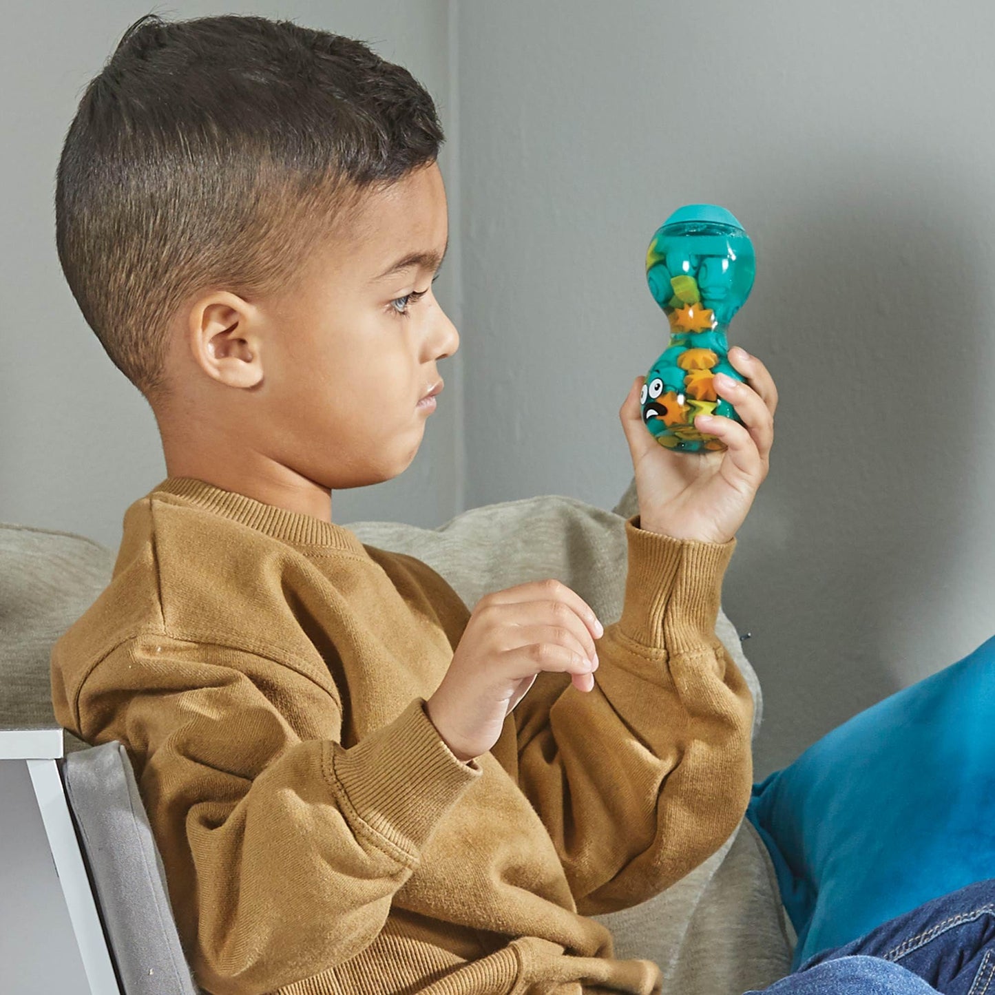 Learning Resources Express Your Feelings Sensory Bottles, Ages 3+, Emotional Learning Toys, Calm Down Bottles for Kids, Overwhelmed & Calm