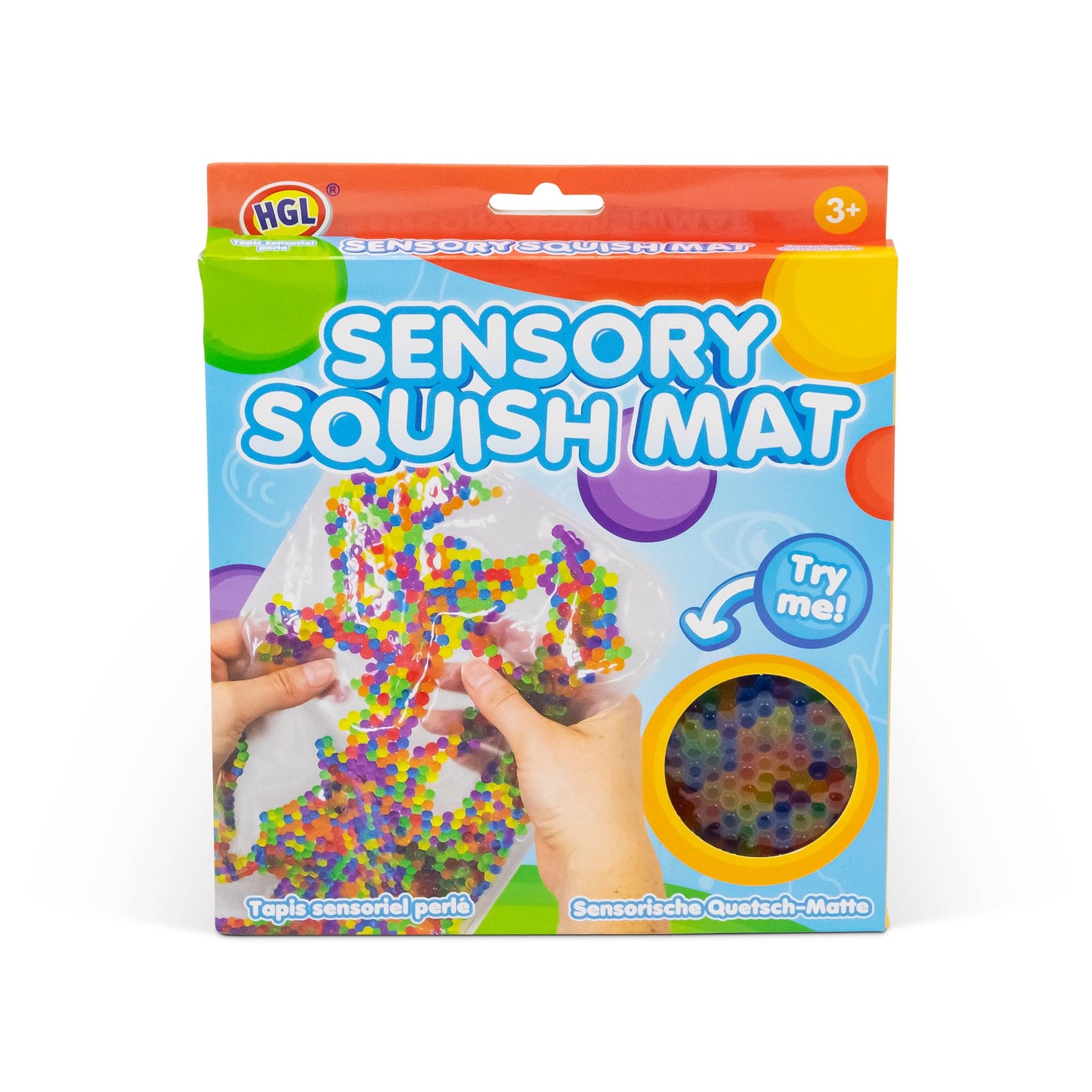 HGL SENSORY SQUISH MAT, Assorted Designs and Colours