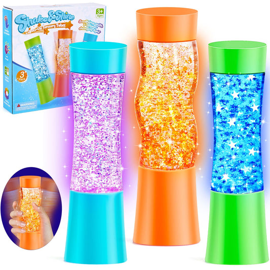 NYOBABE Sensory Toys for Autism & ADHD,3 Pack Sensory Lights for Stress & Anxiety Relief