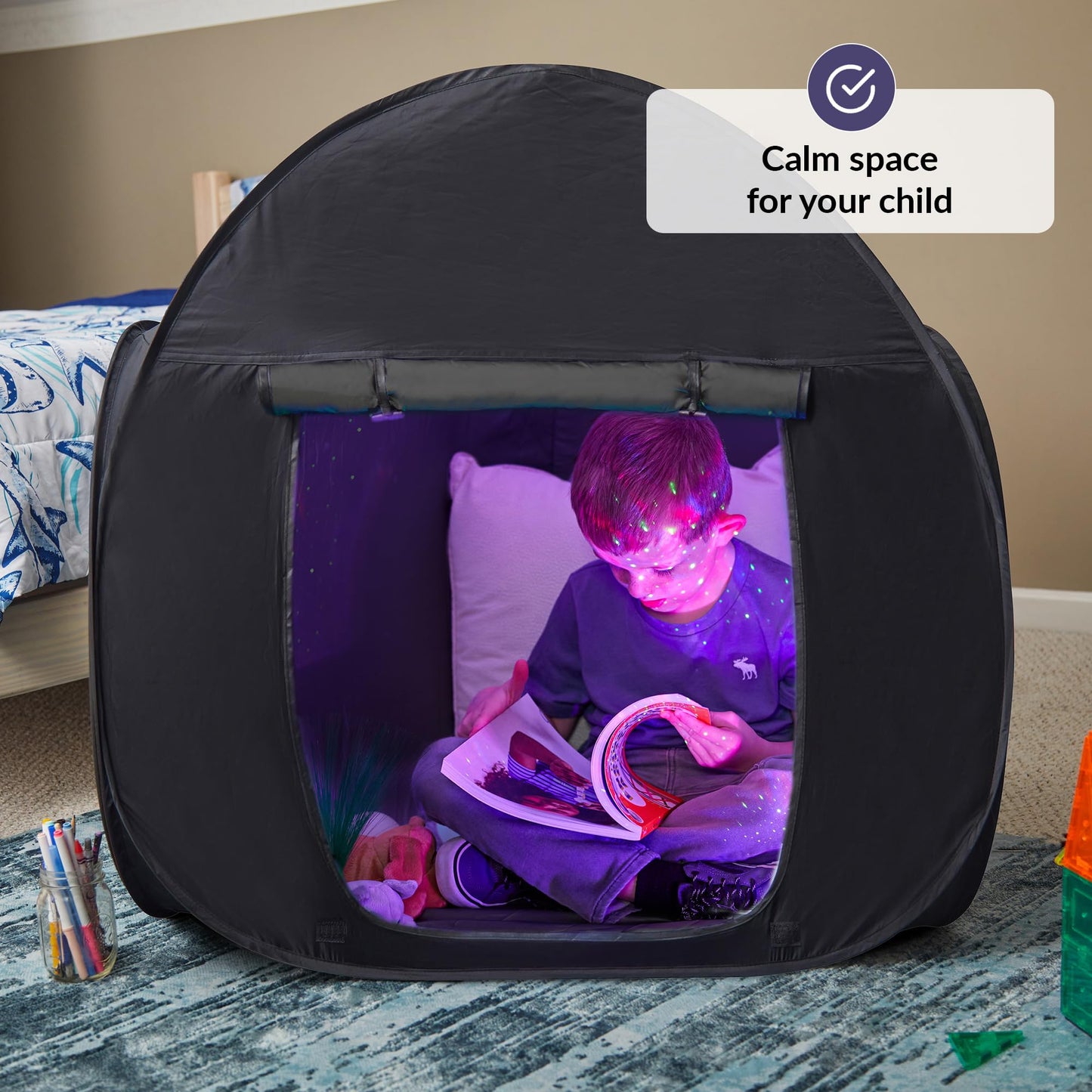 Sensory Tent | Calm Down Tent For Children To Play And Relax | Sensory Corner | Helps With Autism