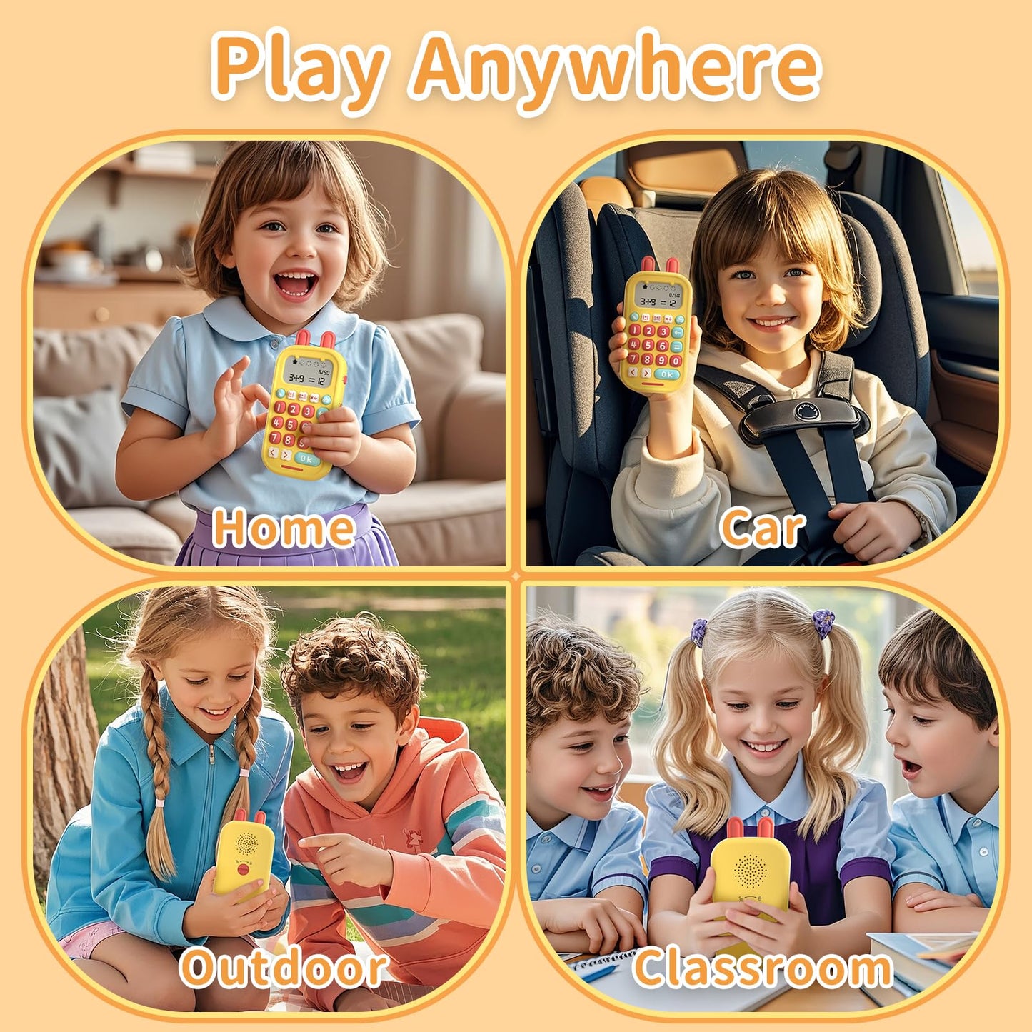 alilo Maths Games for Kids Ages 5-12, Math Toys for Learning Addition, Subtraction, Multiplication & Division, Portable Fun Educational Toys with 5 Modes, 19 Math Games & 50K Math Questions