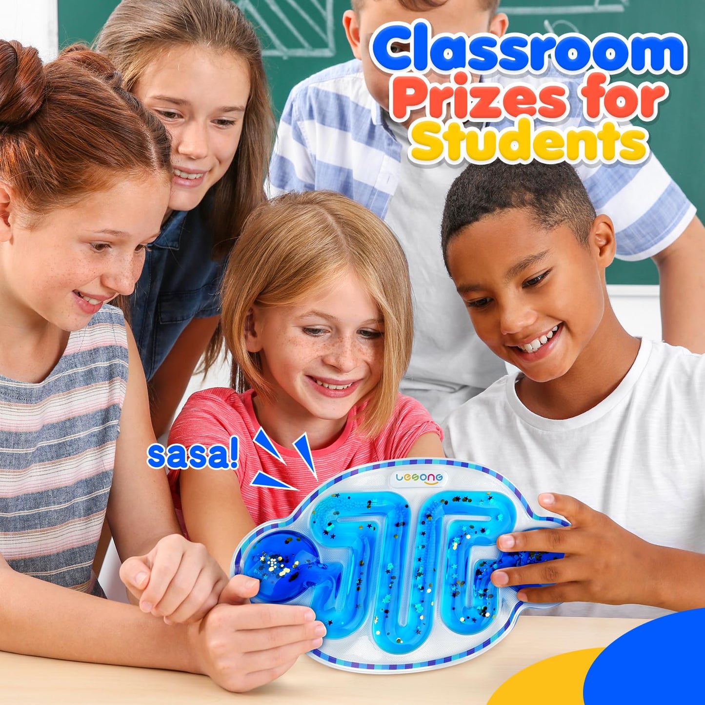 Fidget Sensory Autism Toys Equipment - LESONG ASD Resources for Children, Squishy Toddler Travel Toys on plane, Attention Squeeze Tactile Feelings Toys for Special Needs with Adhd, Anxiety, Autistic