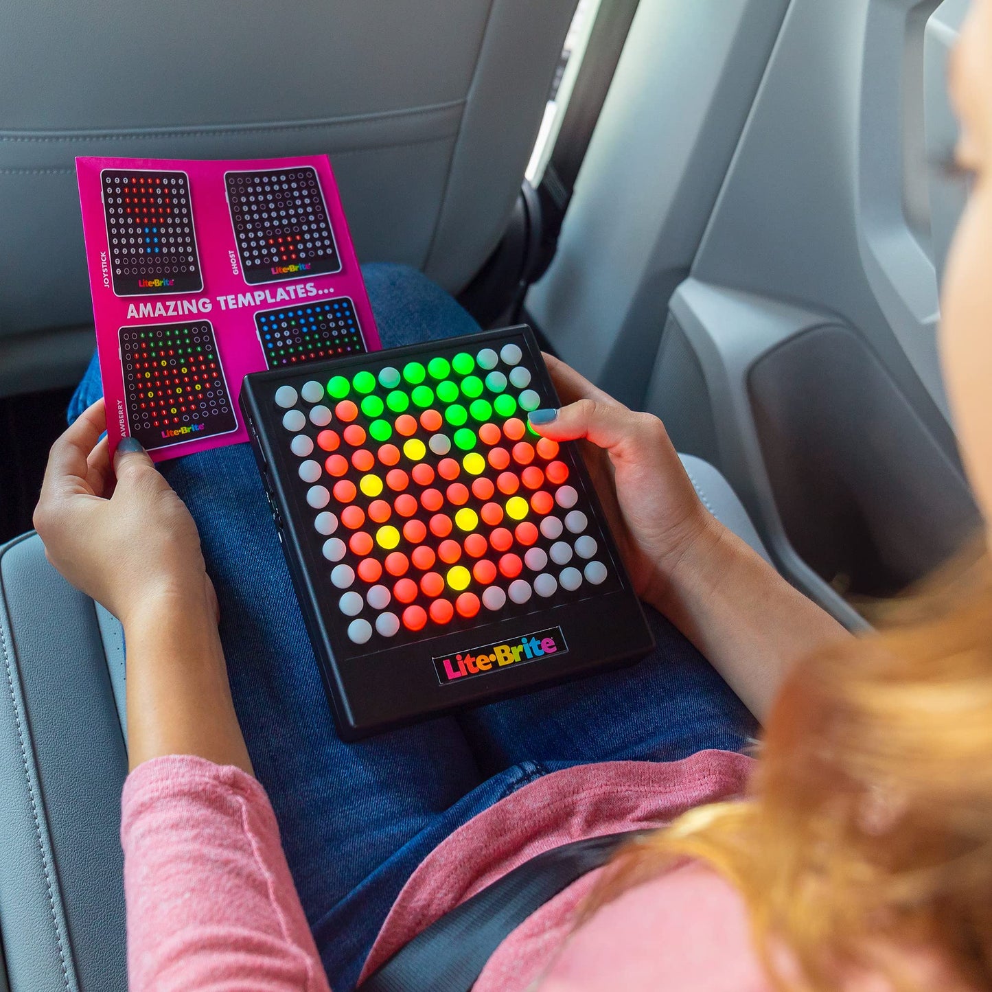 Basic Fun Lite-Brite | Touch | Light Up Drawing Board, LED Board with Colours, Light Up Toys for Creative Play, Glow Art Neon Effect Drawing Board, Light Toys for Kids Ages 4 02355