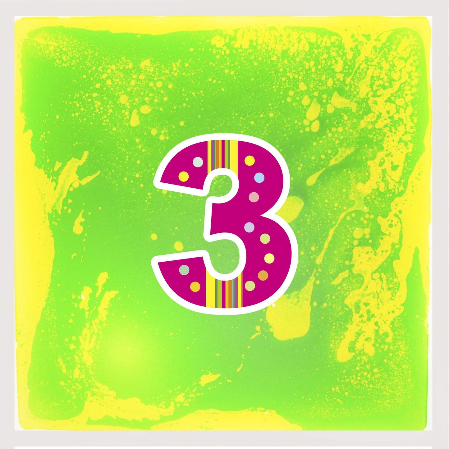 Playlearn Large Liquid Sensory Floor Tiles for Hopscotch and Number Learning (10 Pack)