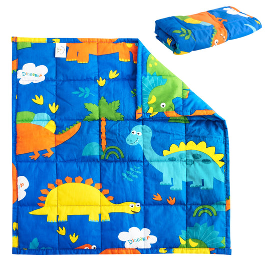Sentire-Sensory UK - 2lb (1kg) 48 x 53cm Weighted Dinosaur Lap Pad - For children with Autism - ADHD & Anxiety (1kg)