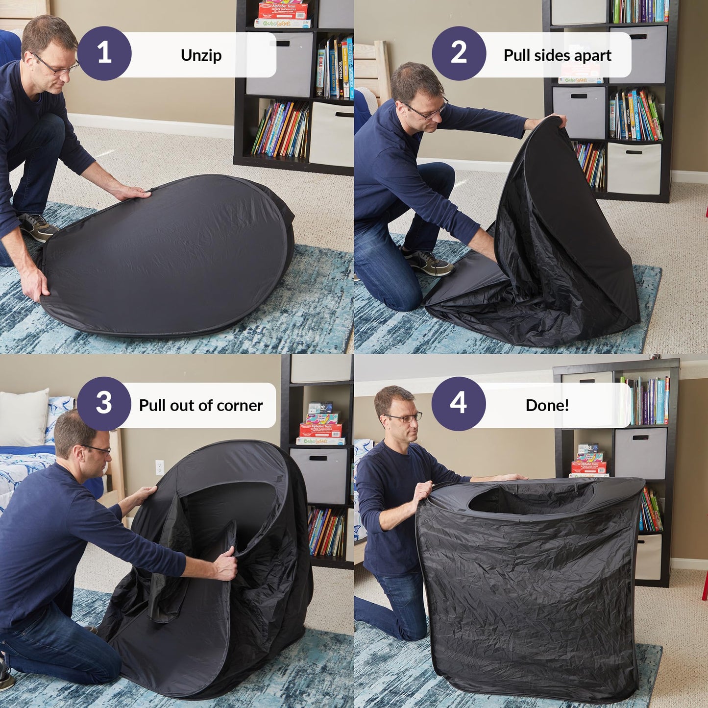 Sensory Tent | Calm Down Tent For Children To Play And Relax | Sensory Corner | Helps With Autism