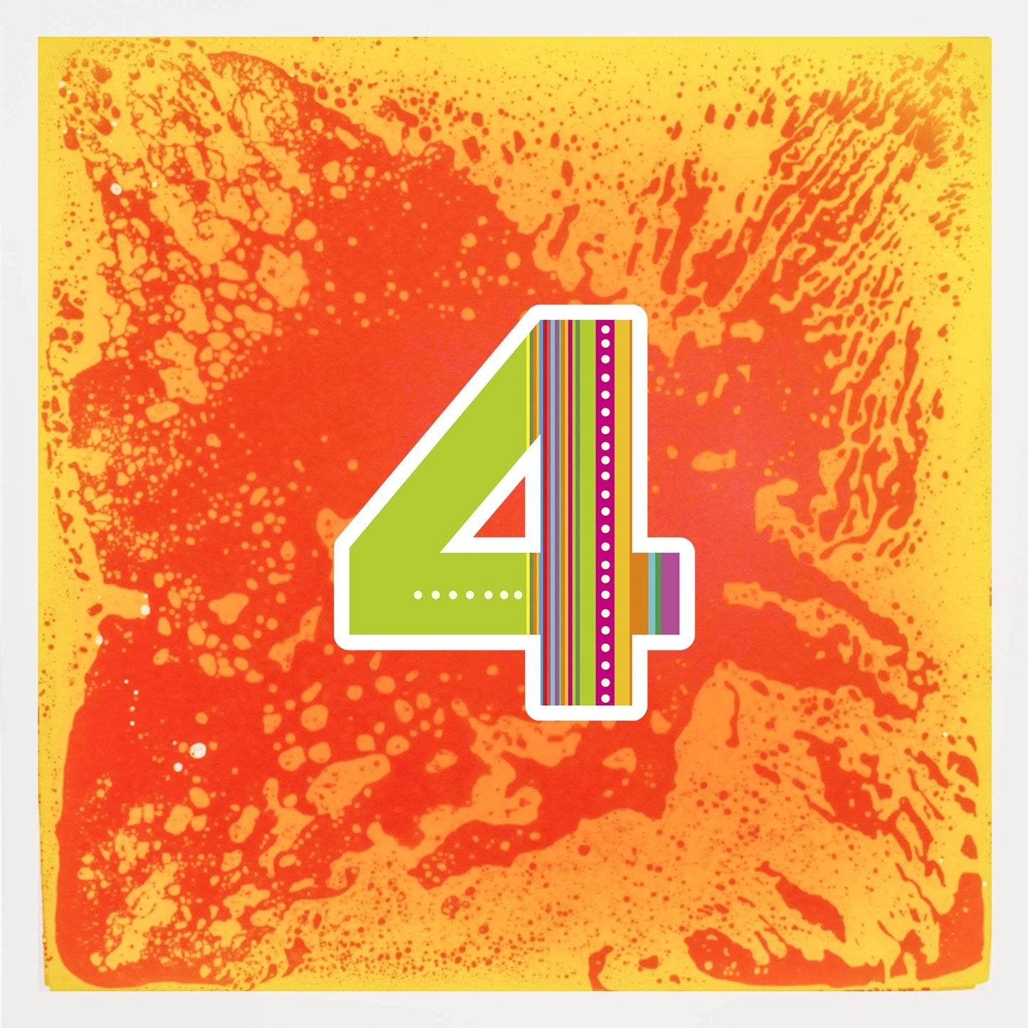 Playlearn Large Liquid Sensory Floor Tiles for Hopscotch and Number Learning (10 Pack)