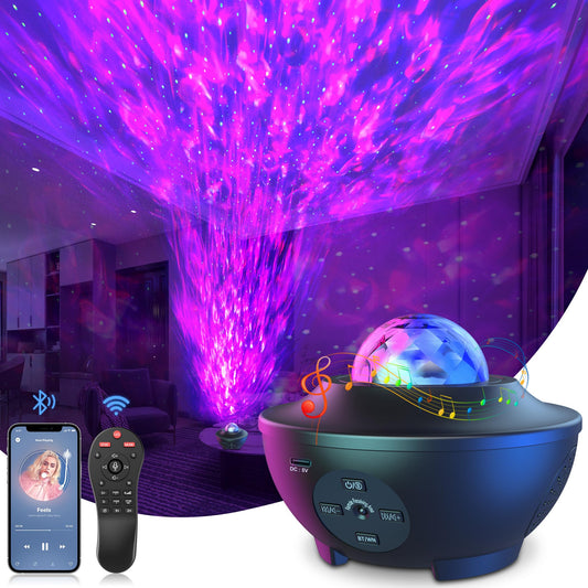 Mexllex Galaxy Projector, Star Projector with Remote Control, Night Light Projector with Timer