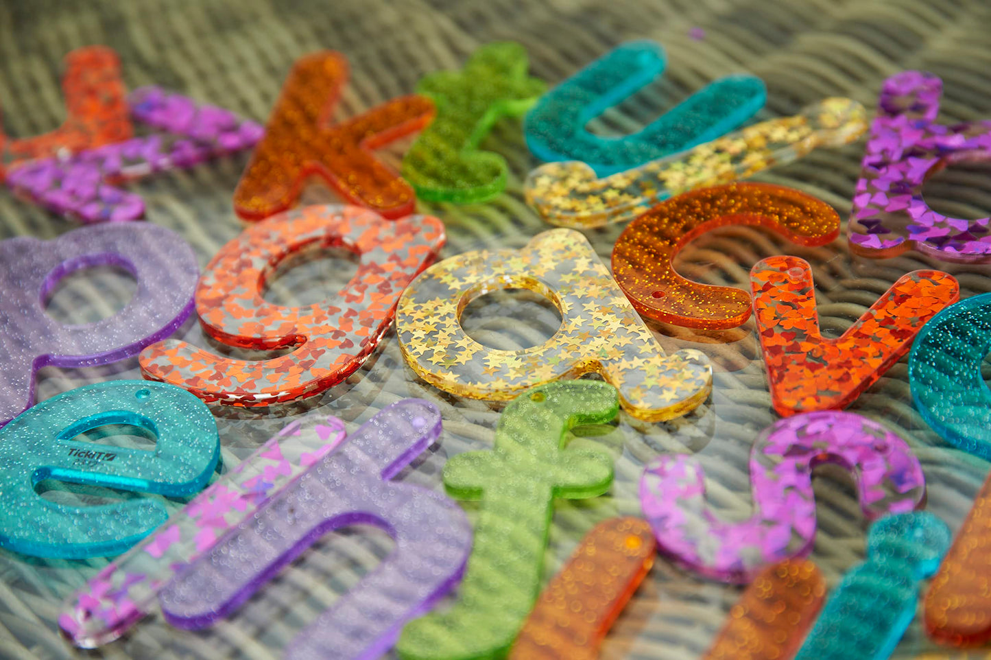 TickiT 72433 Rainbow Glitter Letters