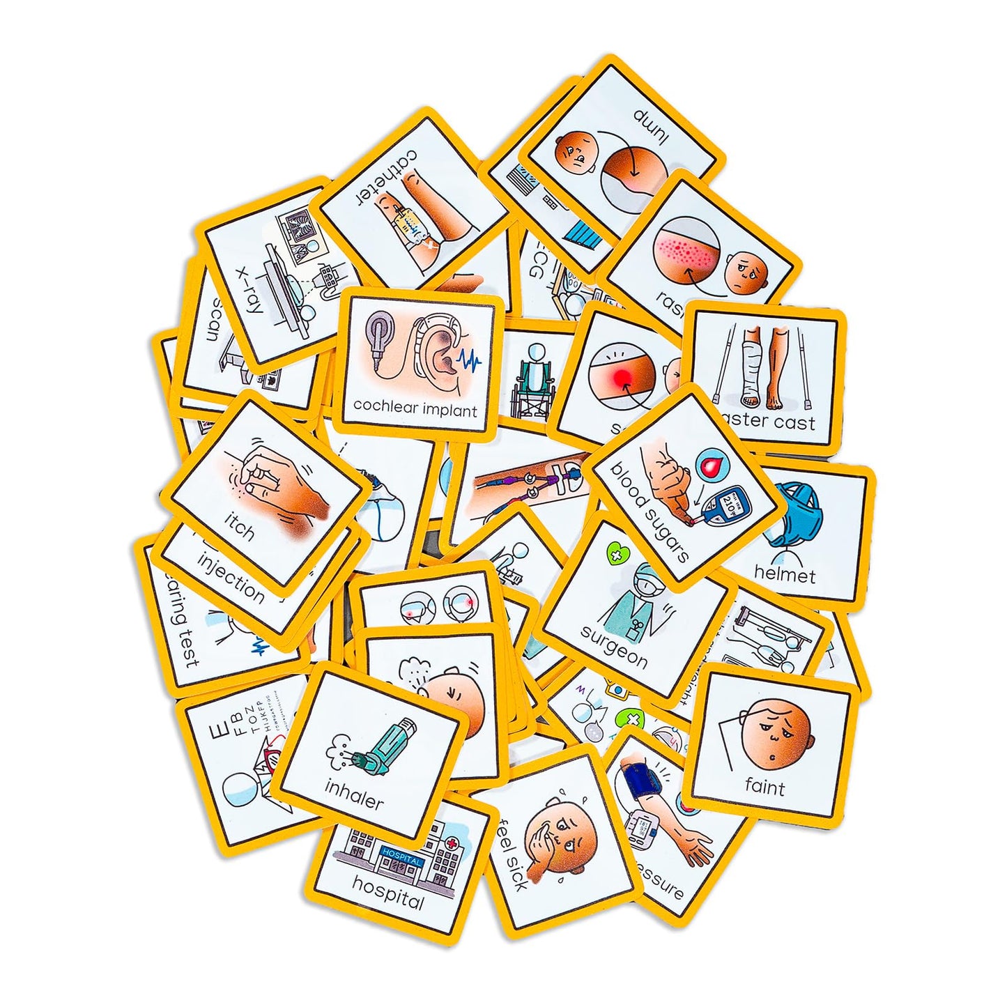 Visual Aids Visual Symbols Pecs Cards to support communication, routine & transition for autism, send, adhd, down's syndrome, learning difficulties. (Health, Medical and Therapy - Standard)