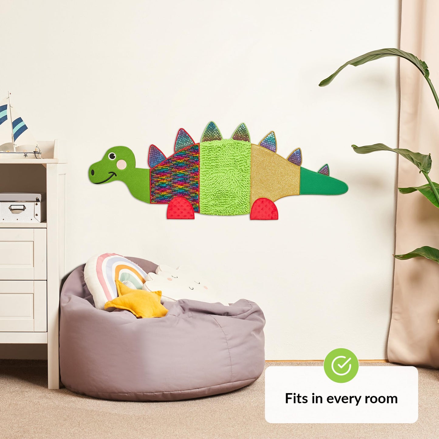 Sensory Wall Panel for Kids | Touch, Feel & Learn | Dog Sensory Room Toys | Activity Play Panels | Wall Busy Board | Calm Down Corner Equipment | Flip Sequin Fabric | for Autism, ADHD, Anxiety