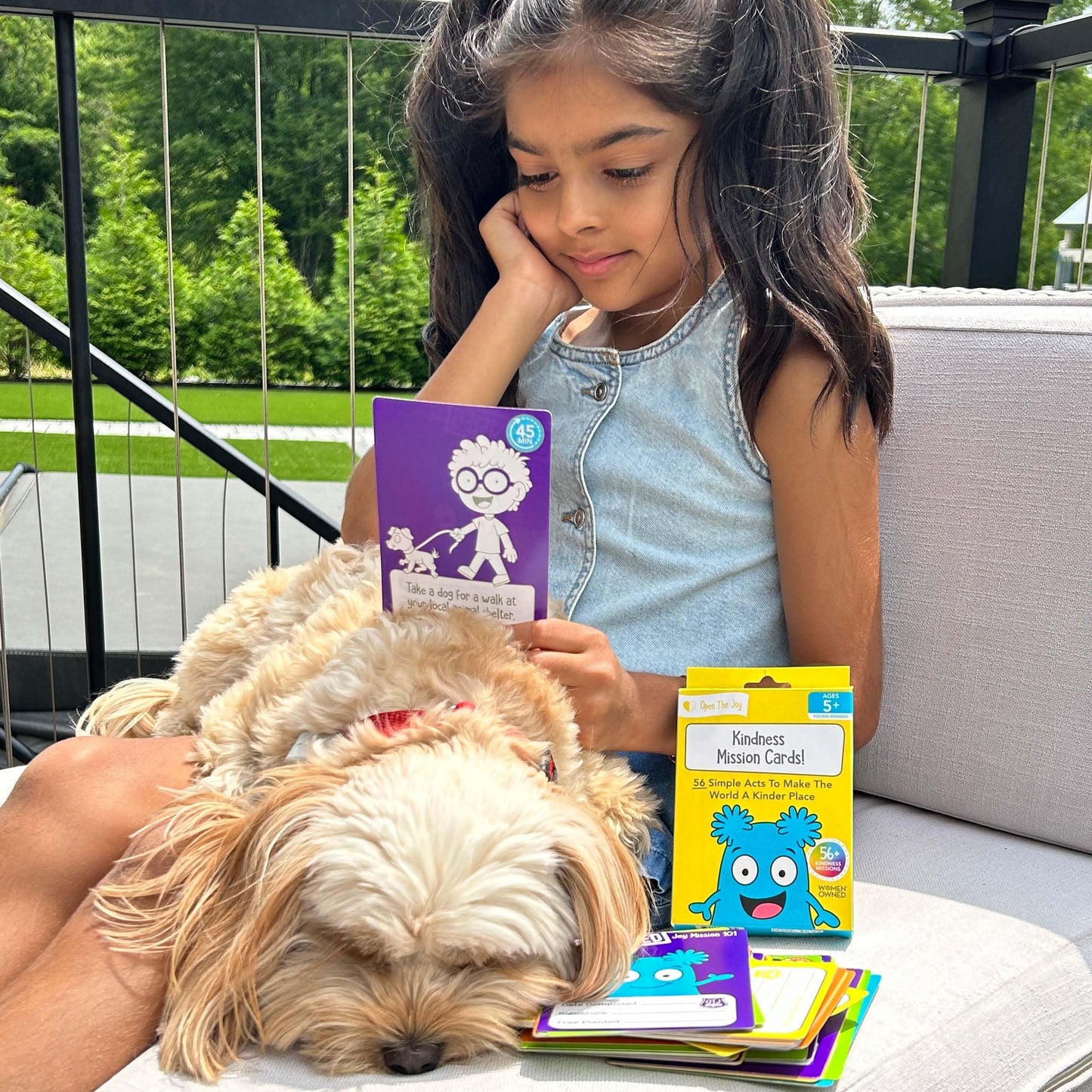 Kids Games Educational Toys - Colourful Kindness Mission Cards, Emotion Cards for Children, Learn About Kindness & Emotions, Ages 4and Up, 56 Secret Missions for a Kinder World, Screen-Free Fun
