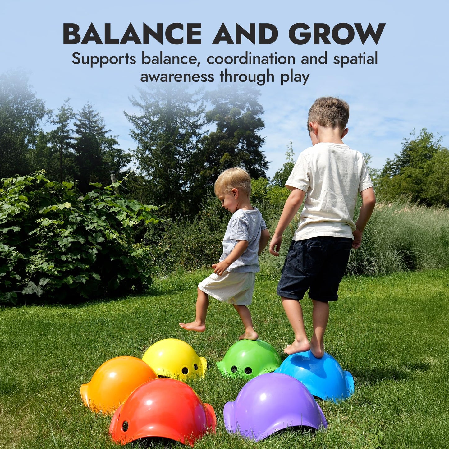 MOLUK Bilibo Open-Ended Sensory Toy for Toddlers & Kids, Swiss Design for Balance, Spinning & Imaginative Play, Durable Indoor & Outdoor Toddler Toy for Children Aged 2+, Purple
