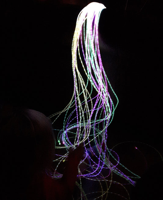 Fibre Optic Sensory harnes (30x200 cm) Autism, Children - muloticolour UV Tube, Mood, Speciality Light