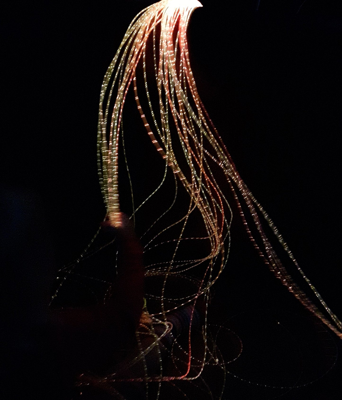 Fibre Optic Sensory harnes (30x200 cm) Autism, Children - muloticolour UV Tube, Mood, Speciality Light